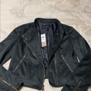 NWT Banana Republic Suede Moto Jacket